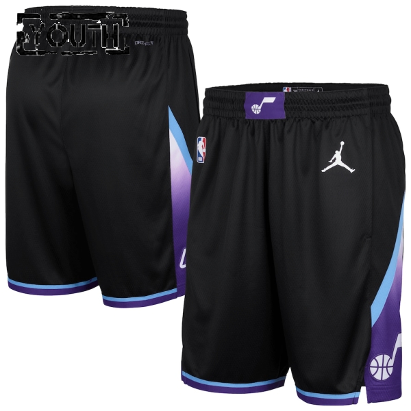 Utah Jazz NBA Shorts Jordan 2025-26 Statement Edition Swingman - Kinder